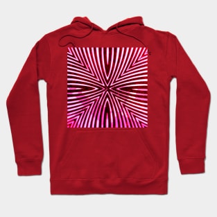 Red and black curves Hoodie